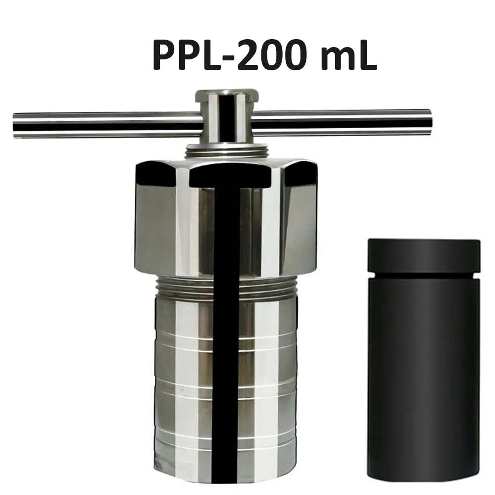 Autoclave / Réacteur De Synthèse Hydrothermale 25-200ml - Pression Max 6MPa - Neuf